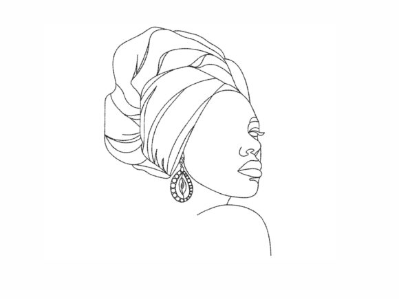 African Woman Embroidery Review