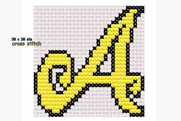 Letter A Cross Stitch Pattern Review