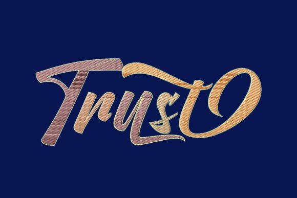 Trust Colorful Lettering Review for Personalized Embroidery